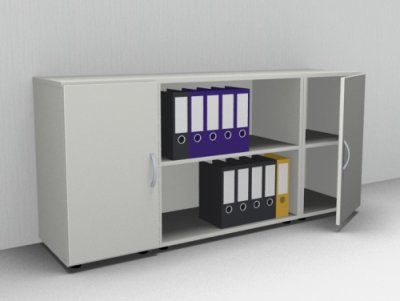 Sideboard Mega 3teilig 2 Ordnerhöhen