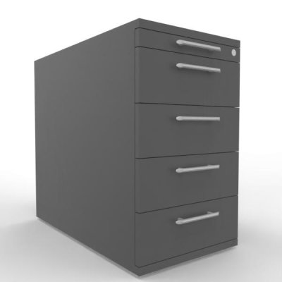 Standcontainer Multi mit Schubladen Grafit