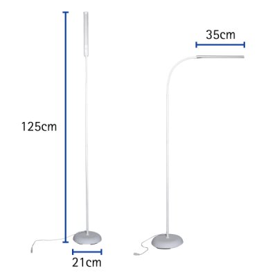 LED-Standleuchte MAULpirro dimmbar weiß