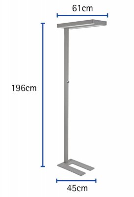 LED-Standleuchte MAULjaval, dimmbar Zeichnung