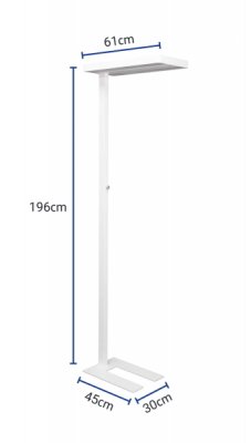LED-Standleuchte MAULjuvis sensor dimmbar - weiss Zeichnung