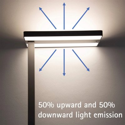 LED-Standleuchte MAULjuvis sensor dimmbar - silber Beleuchtung