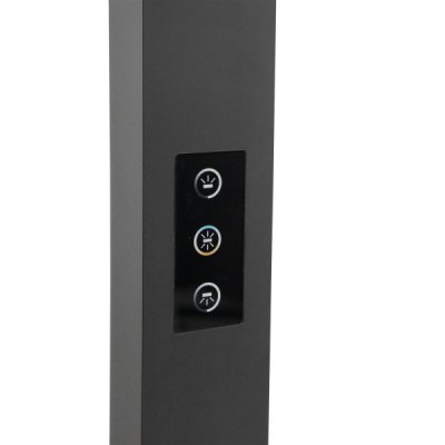 LED-Klemmleuchte MAULsirius colour vario senosor dimmbar schwarz Bedienung
