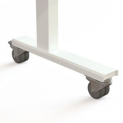 Mobiler Schreibtisch elektrisch höhenverstellbarer Klapptisch Anischt Rollen