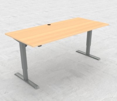 Steh-/Sitzschreibtisch CS 180 cm Buche