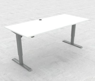 Steh-/Sitzschreibtisch CS 180 cm Weiss