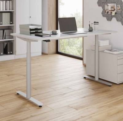 Steh-Sitz-Schreibtisch DLR 180 cm mit Bluetooth-Steuerung