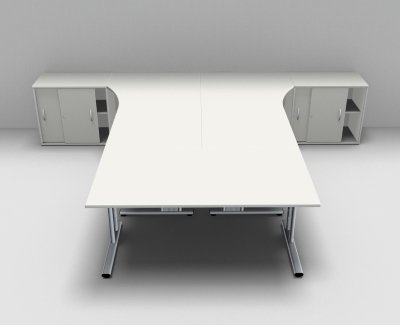 Teamarbeitsplatz GA1 Weiss