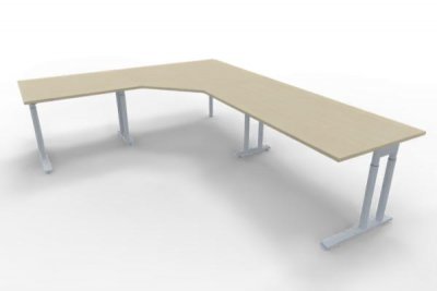 Winkelschreibtisch 222x282 cm TEN9 Ahorn