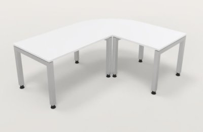 Schreibtischkombination J1 Winkelschreibtisch Weiss