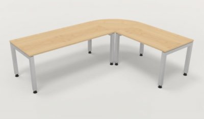 Winkelschreibtisch Schreibtischkombination J3 Ahorn