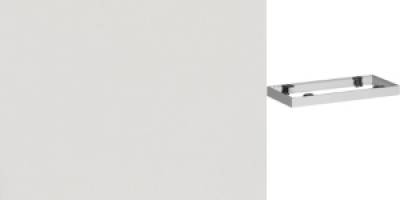 Lichtgrau Metallsockel