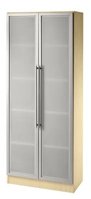 Aktenschrank Multi mit Glastüren Ahorn