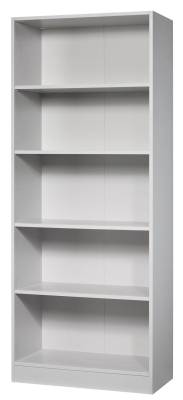 Regal Multi 5 Ordnerhöhen, 80 cm breit Lichtgrau