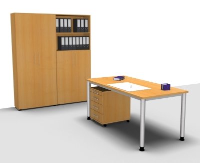 Komplettbuero H3 Buche