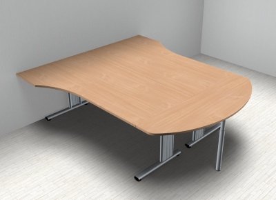 Doppelarbeitsplatz GDA23 Buche