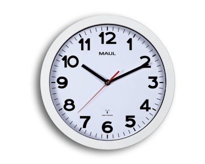 Funk-Wanduhr MAULstep weiß 30 cm