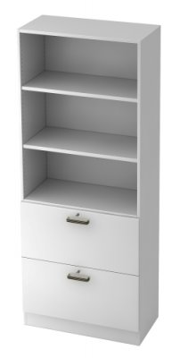 Aktenschrank Klassik Hängeregister Weiss