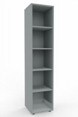 Aktenregal Mega 40x40x180,8 cm Lichtgrau