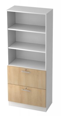 Hängeregisterschrank Multi Weiss/Eiche