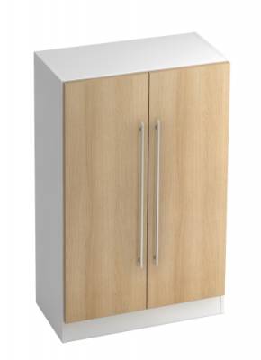 Aktenschrank Multi 3 Ordnerhöhen Weiss/Eiche