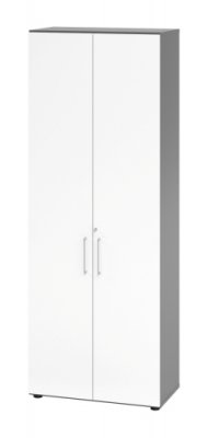 Büroschrank VH9 6 OH 80 cm breit graphit weiss