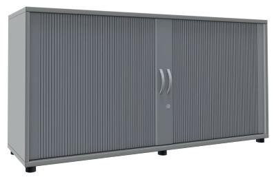 Anstell-Querrollladenschrank TEN 2 OH, 160 cm Lichtgrau