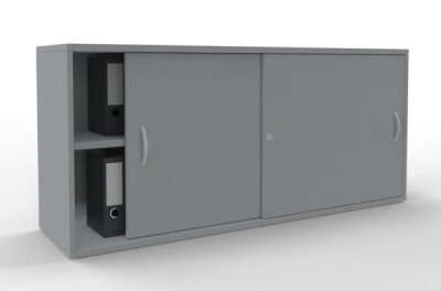 Schiebetüren-Anstellschrank TEN 160 cm Lichtgrau