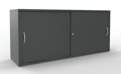Schiebetüren-Anstellschrank TEN 160 cm onyxgrau