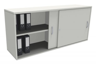 Schiebetüren-Anstellschrank TEN 160 cm Weiß