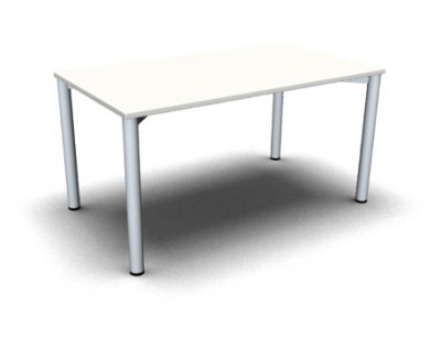 Besprechungstisch TEN 140 x 80 cm Weiss
