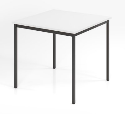 Besprechungstisch Basic 80 x 80 cm Weiß