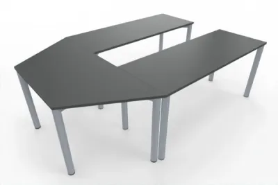 Besprechungstisch TEN 230x160 cm für 7 bis 9 Personen Onyx
