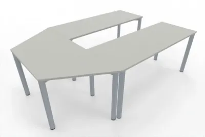Besprechungstisch TEN 230x160 cm für 7 bis 9 Personen Weiß