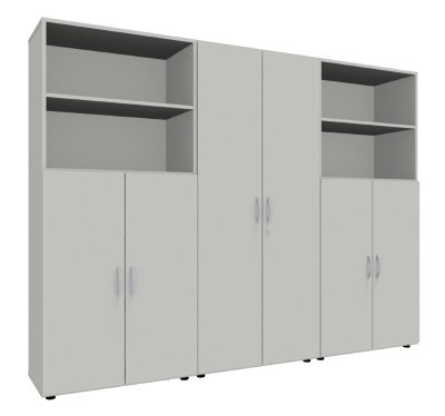 Büro Schrankwand 3119 Mega Weiss