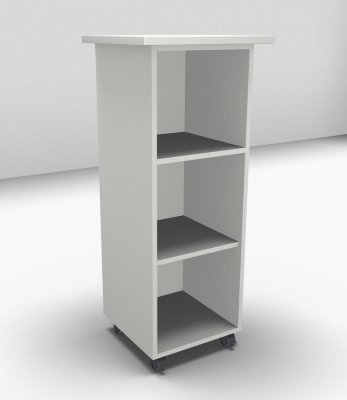Büro-Caddy Aktencaddy Weiss