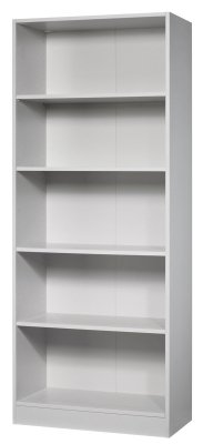 Büroregal Multi 5 Ordnerhöhen, 80 cm breit Lichtgrau