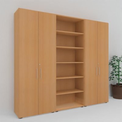 Büro Schrankwand VH97 Buche