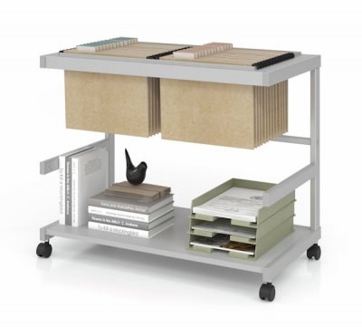 Bürowagen Hängemappenwagen ein Hängeregister ein Boden