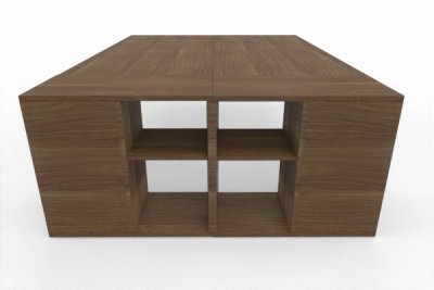 Doppelarbeitsplatz 220 x 160 cm GD22 Dekor Nussbaum