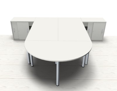 Doppelarbeitsplatz GVA Weiss