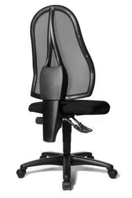 Drehstuhl 1001 Netzrücken schwarz