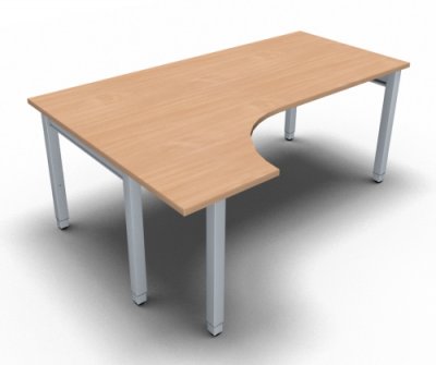 EDV-Schreibtisch ONE 180 cm links Buche