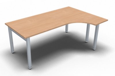 EDV-Schreibtisch ONE 180 cm rechts Buche