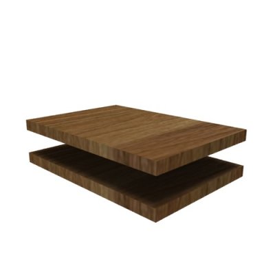 Einlegeboden Solid Nussbaum