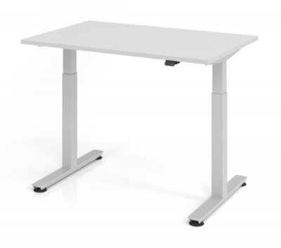 Elektrisch höhenverstellbarer Schreibtisch VXM 120 cm Lichtgrau