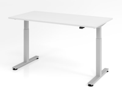 Schreibtisch VXM 160 cm elektrisch höhenverstellbar Weiss