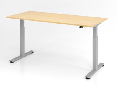 Schreibtisch elektrisch 180 cm Ahorn