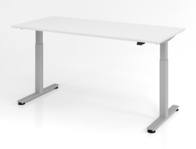 Schreibtisch elektrisch 180 cm Weiss