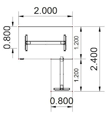 Elektrischer Winkelschreibtisch 200 x 220 cm Tischplatten Stellfläche